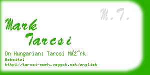 mark tarcsi business card